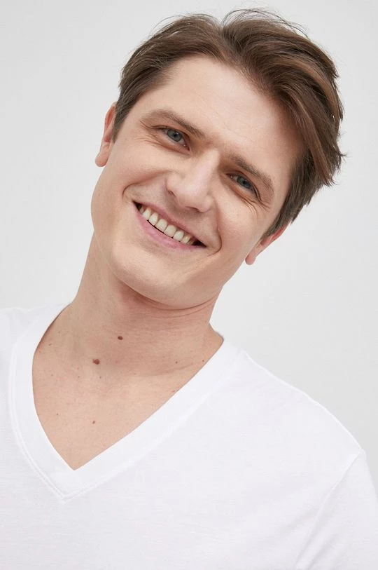 Ανδρικά Μπλουζάκια Michael Kors - Βαμβακερό μπλουζάκι (3-pack) μαύρο 6 Ανδρικά Μπλουζάκια Michael Kors - Βαμβακερό μπλουζάκι (3-pack) μαύρο - Image 4