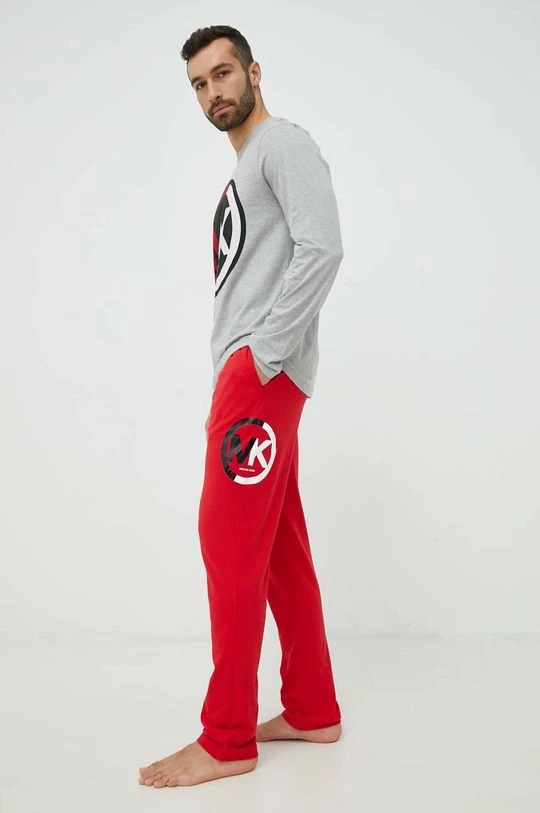 Ανδρικά Πιζάμα Βαμβακερές πιτζάμες Michael Kors κόκκινο 5 Ανδρικά Πιζάμα Βαμβακερές πιτζάμες Michael Kors κόκκινο - Image 3