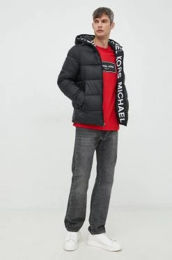 Ανδρικά Μπλουζάκια Βαμβακερό μπλουζάκι Michael Kors κόκκινο -Michael Kors Κατάστημα unnamed file 1054