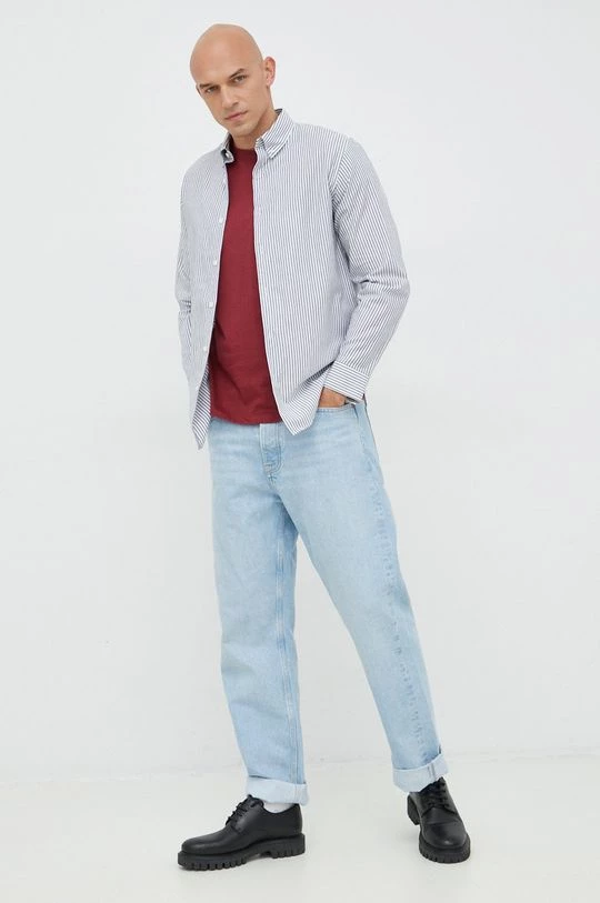 Ανδρικά Μπλουζάκια Βαμβακερό μπλουζάκι Michael Kors κάστανο 4 Ανδρικά Μπλουζάκια Βαμβακερό μπλουζάκι Michael Kors κάστανο - Image 2