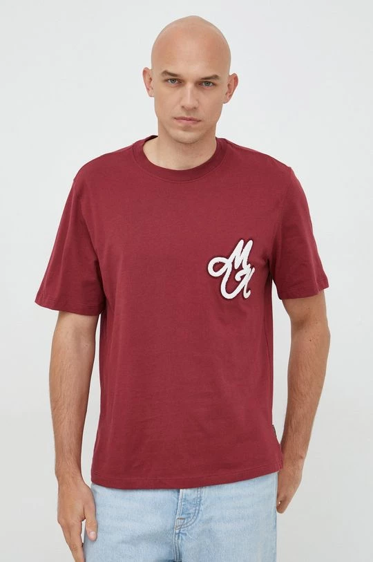 Ανδρικά Μπλουζάκια Βαμβακερό μπλουζάκι Michael Kors κάστανο 5 Ανδρικά Μπλουζάκια Βαμβακερό μπλουζάκι Michael Kors κάστανο - Image 3