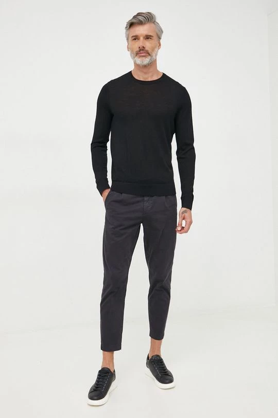 Ανδρικά Χωρίς φερμουάρ Μάλλινο πουλόβερ Michael Kors χρώμα: μαύρο, 4 Ανδρικά Χωρίς φερμουάρ Μάλλινο πουλόβερ Michael Kors χρώμα: μαύρο, - Image 2