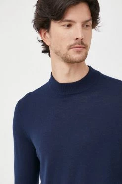 Ανδρικά Χωρίς φερμουάρ Μάλλινο πουλόβερ Michael Kors χρώμα: ναυτικό μπλε, -Michael Kors Κατάστημα unnamed file 1139