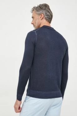 Ανδρικά Χωρίς φερμουάρ Μάλλινο πουλόβερ Michael Kors χρώμα: ναυτικό μπλε, -Michael Kors Κατάστημα unnamed file 1162