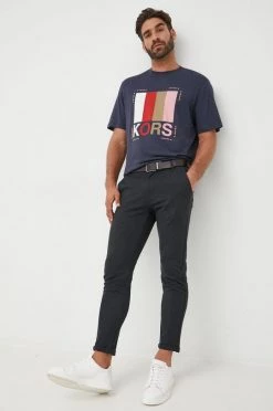 Ανδρικά Μπλουζάκια Βαμβακερό μπλουζάκι Michael Kors ναυτικό μπλε -Michael Kors Κατάστημα unnamed file 1182