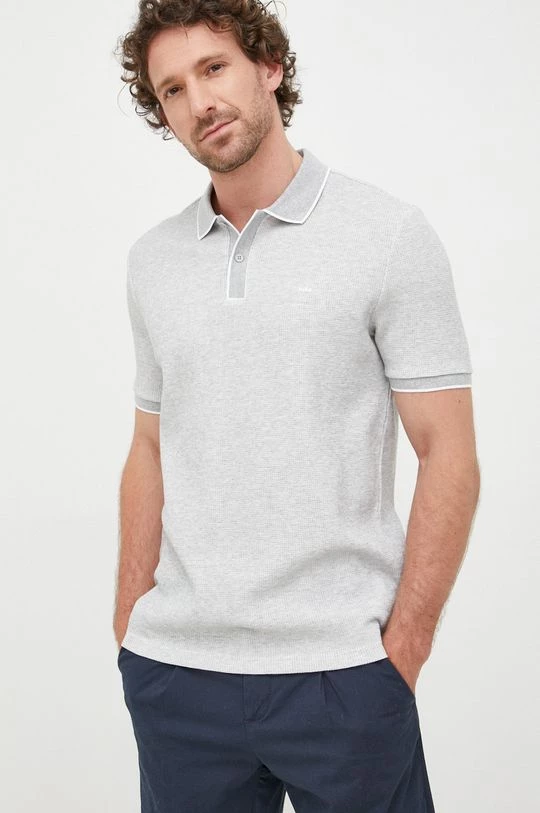 Ανδρικά Πόλο μπλουζάκια Πόλο Michael Kors γκρι 3 Ανδρικά Πόλο μπλουζάκια Πόλο Michael Kors γκρι