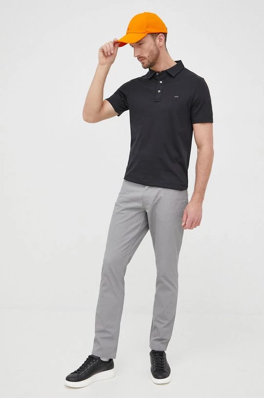 Ανδρικά Πόλο μπλουζάκια Βαμβακερό μπλουζάκι πόλο Michael Kors μαύρο 4 Ανδρικά Πόλο μπλουζάκια Βαμβακερό μπλουζάκι πόλο Michael Kors μαύρο - Image 2