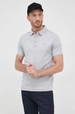 Ανδρικά Πόλο μπλουζάκια Βαμβακερό μπλουζάκι πόλο Michael Kors γκρι -Michael Kors Κατάστημα unnamed file 1304