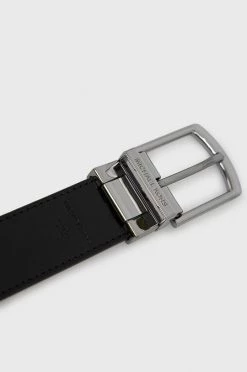 Ανδρικά Ζώνες Αναστρέψιμη δερμάτινη ζώνη Michael Kors χρώμα: μαύρο -Michael Kors Κατάστημα unnamed file 1321