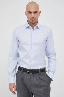 Ανδρικά Πουκάμισα Michael Kors - Βαμβακερό πουκάμισο θαλάσσιος -Michael Kors Κατάστημα unnamed file 1329