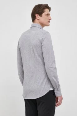 Ανδρικά Πουκάμισα Michael Kors - Βαμβακερό πουκάμισο μπλε -Michael Kors Κατάστημα unnamed file 1333