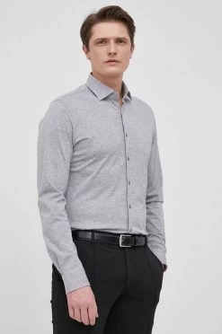 Ανδρικά Πουκάμισα Michael Kors - Βαμβακερό πουκάμισο μπλε -Michael Kors Κατάστημα unnamed file 1334