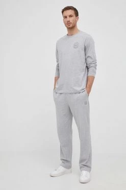 Ανδρικά Παντελόνια φόρμας MICHAEL Michael Kors - Βαμβακερό παντελόνι ανοιχτό γκρι -Michael Kors Κατάστημα unnamed file 1341