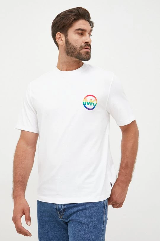 Ανδρικά Μπλουζάκια Βαμβακερό μπλουζάκι Michael Kors άσπρο 5 Ανδρικά Μπλουζάκια Βαμβακερό μπλουζάκι Michael Kors άσπρο - Image 3