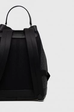 Ανδρικά Σακίδια πλάτης Δερμάτινο σακίδιο Michael Kors χρώμα: μαύρο, -Michael Kors Κατάστημα unnamed file 1414