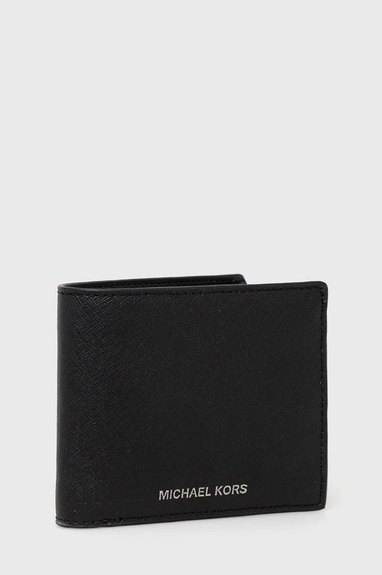 Ανδρικά Πορτοφόλια Δερμάτινο πορτοφόλι Michael Kors χρώμα: μαύρο 4 Ανδρικά Πορτοφόλια Δερμάτινο πορτοφόλι Michael Kors χρώμα: μαύρο - Image 2