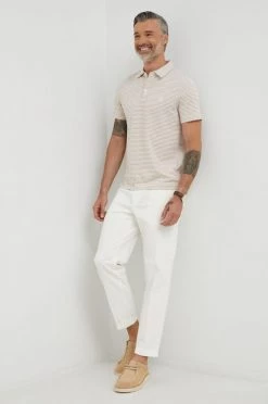 Ανδρικά Πόλο μπλουζάκια Βαμβακερό μπλουζάκι πόλο Michael Kors μπεζ -Michael Kors Κατάστημα unnamed file 1441