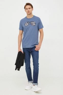 Ανδρικά Μπλουζάκια Βαμβακερό μπλουζάκι Michael Kors μπλε 8 Ανδρικά Μπλουζάκια Βαμβακερό μπλουζάκι Michael Kors μπλε -Michael Kors Κατάστημα unnamed file 1451