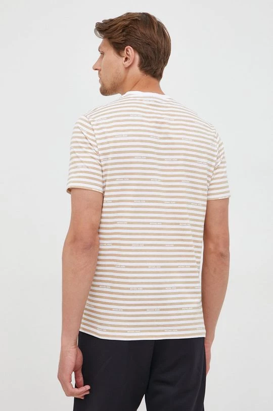 Ανδρικά Μπλουζάκια Βαμβακερό μπλουζάκι Michael Kors μπεζ 5 Ανδρικά Μπλουζάκια Βαμβακερό μπλουζάκι Michael Kors μπεζ - Image 3