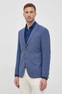 Ανδρικά Σακάκια Μπλέιζερ με μίγμα μαλλιού Michael Kors χρώμα: ναυτικό μπλε -Michael Kors Κατάστημα unnamed file 1488