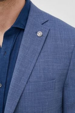 Ανδρικά Σακάκια Μπλέιζερ με μίγμα μαλλιού Michael Kors χρώμα: ναυτικό μπλε -Michael Kors Κατάστημα unnamed file 1490