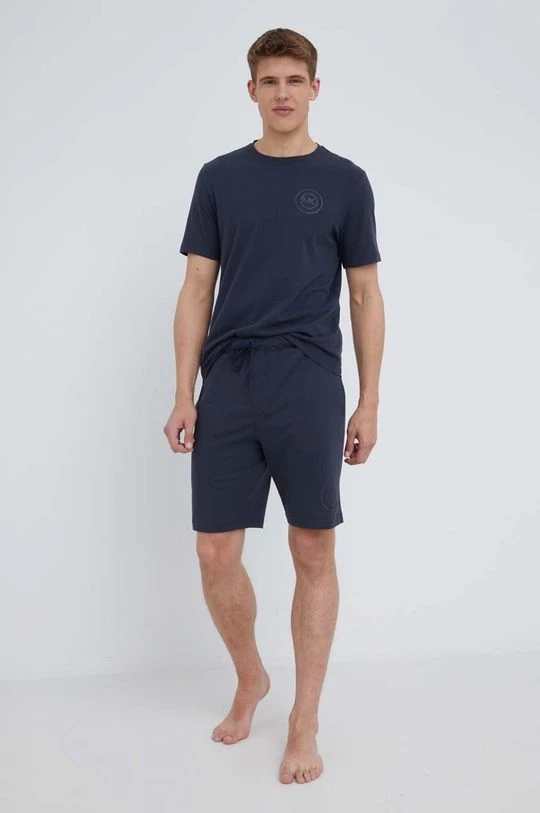 Ανδρικά Σορτς Βαμβακερό σορτσάκι MICHAEL Michael Kors χρώμα: ναυτικό μπλε 4 Ανδρικά Σορτς Βαμβακερό σορτσάκι MICHAEL Michael Kors χρώμα: ναυτικό μπλε - Image 2