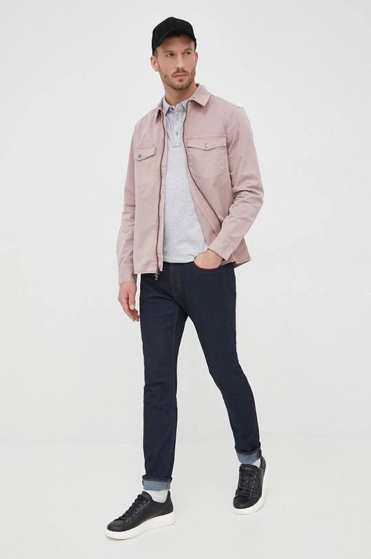 Ανδρικά Πουκάμισα Πουκάμισο Michael Kors χρώμα: ροζ, 5 Ανδρικά Πουκάμισα Πουκάμισο Michael Kors χρώμα: ροζ, - Image 3