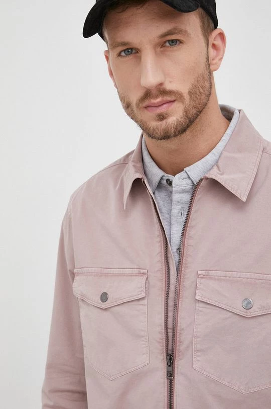 Ανδρικά Πουκάμισα Πουκάμισο Michael Kors χρώμα: ροζ, 7 Ανδρικά Πουκάμισα Πουκάμισο Michael Kors χρώμα: ροζ, - Image 5