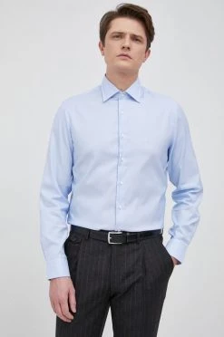 Ανδρικά Πουκάμισα Michael Kors - Βαμβακερό πουκάμισο θαλάσσιος -Michael Kors Κατάστημα unnamed file 1560