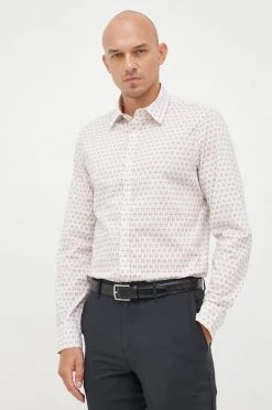 Ανδρικά Πουκάμισα Πουκάμισο Michael Kors καφέ, -Michael Kors Κατάστημα unnamed file 1581