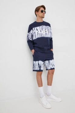 Ανδρικά Σορτς Βαμβακερό σορτσάκι Michael Kors ναυτικό μπλε -Michael Kors Κατάστημα unnamed file 1612