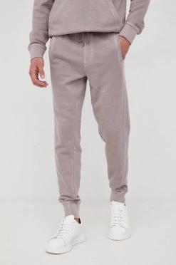 Ανδρικά Παντελόνια φόρμας Βαμβακερό παντελόνι Michael Kors χρώμα: μοβ