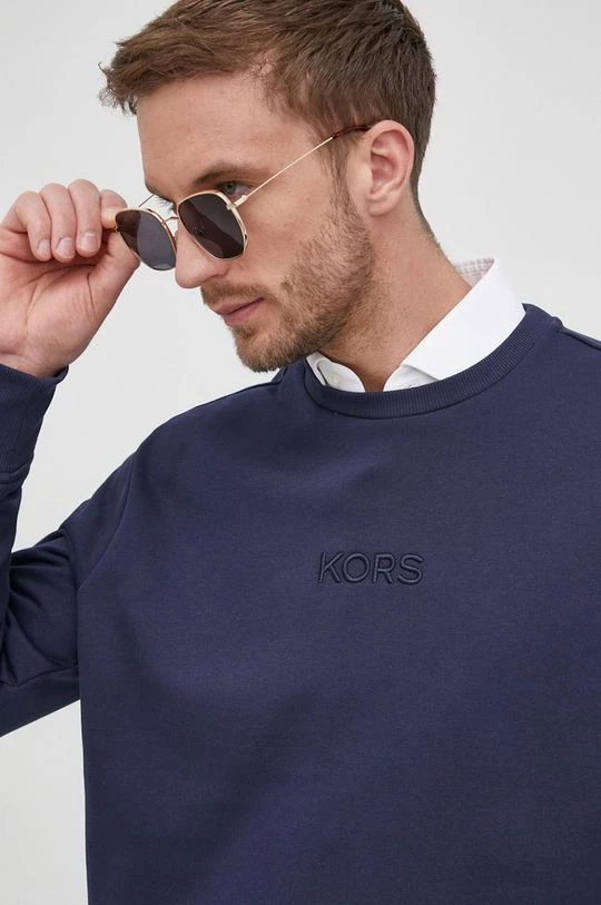 Ανδρικά Χωρίς φερμουάρ Μπλούζα Michael Kors χρώμα: ναυτικό μπλε, 6 Ανδρικά Χωρίς φερμουάρ Μπλούζα Michael Kors χρώμα: ναυτικό μπλε, - Image 4