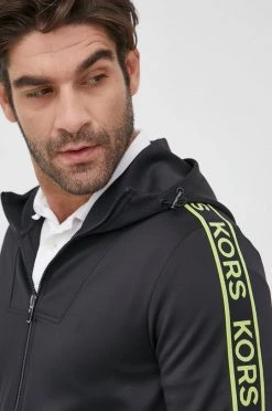 Ανδρικά Με φερμουάρ Μπλούζα Michael Kors χρώμα: μαύρο, -Michael Kors Κατάστημα unnamed file 1776