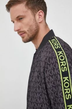 Ανδρικά Κοντά μπουφάν Μπουφάν Bomber Michael Kors χρώμα: μαύρο,