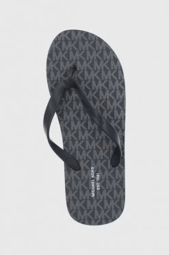 Ανδρικά Δίχαλο Σαγιονάρες MICHAEL Michael Kors Travis χρώμα: μαύρο -Michael Kors Κατάστημα unnamed file 1797