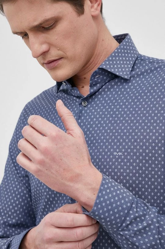 Ανδρικά Πουκάμισα Michael Kors - Πουκάμισο μπλε 7 Ανδρικά Πουκάμισα Michael Kors - Πουκάμισο μπλε - Image 5