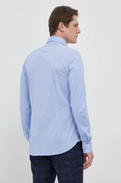 Ανδρικά Πουκάμισα Michael Kors - Βαμβακερό πουκάμισο μπλε -Michael Kors Κατάστημα unnamed file 1807