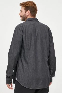 Ανδρικά Πουκάμισα Βαμβακερό πουκάμισο MICHAEL Michael Kors χρώμα: γκρι, -Michael Kors Κατάστημα unnamed file 1814