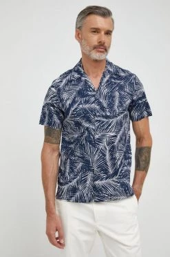 Ανδρικά Πουκάμισα Πουκάμισο Michael Kors ναυτικό μπλε