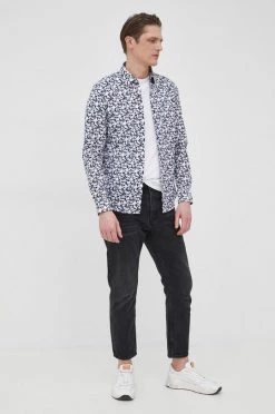 Ανδρικά Πουκάμισα Βαμβακερό πουκάμισο Michael Kors χρώμα: ναυτικό μπλε, 9 Ανδρικά Πουκάμισα Βαμβακερό πουκάμισο Michael Kors χρώμα: ναυτικό μπλε, -Michael Kors Κατάστημα unnamed file 1832