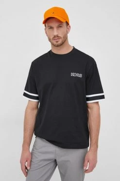 Ανδρικά Μπλουζάκια Βαμβακερό μπλουζάκι Michael Kors μαύρο