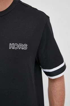 Ανδρικά Μπλουζάκια Βαμβακερό μπλουζάκι Michael Kors μαύρο -Michael Kors Κατάστημα unnamed file 1848