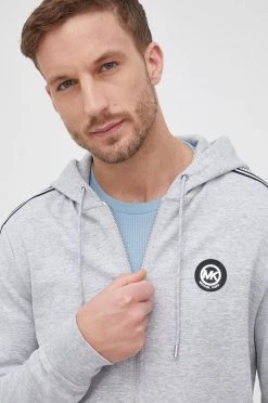 Ανδρικά Με φερμουάρ Μπλούζα Michael Kors χρώμα: γκρι, -Michael Kors Κατάστημα unnamed file 220