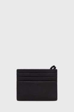 Ανδρικά Πορτοφόλια Δερμάτινη θήκη για κάρτες Michael Kors χρώμα: μαύρο -Michael Kors Κατάστημα unnamed file 234