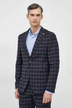 Ανδρικά κοστούμια Κοστούμι από μείγμα μαλλιού Michael Kors ναυτικό μπλε -Michael Kors Κατάστημα unnamed file 280