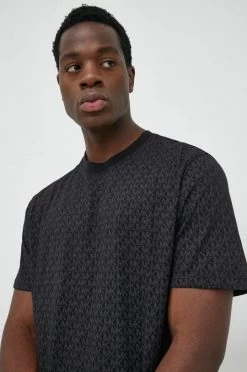 Ανδρικά Μπλουζάκια Βαμβακερό μπλουζάκι Michael Kors μαύρο -Michael Kors Κατάστημα unnamed file 365