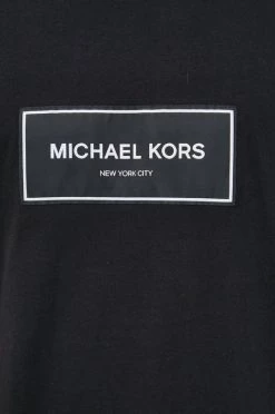 Ανδρικά Μπλουζάκια Βαμβακερό μπλουζάκι Michael Kors μαύρο -Michael Kors Κατάστημα unnamed file 381