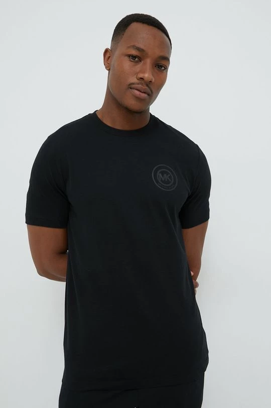 Ανδρικά Μπλουζάκια Βαμβακερό μπλουζάκι Michael Kors μαύρο 3 Ανδρικά Μπλουζάκια Βαμβακερό μπλουζάκι Michael Kors μαύρο