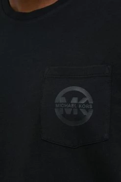 Ανδρικά Μπλουζάκια Βαμβακερό μπλουζάκι Michael Kors μαύρο -Michael Kors Κατάστημα unnamed file 396